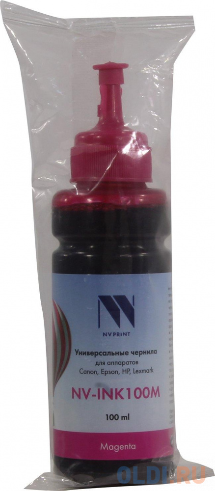 Чернила NV-INK100 Magenta универсальные на водной основе для аппаратов HP (100 ml) (Китай)