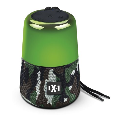 Портативная акустика Velton Park LX-1, 5 Вт, FM, AUX, USB, microSD, Bluetooth, подсветка, камуфляж (LX-1 camouflage)