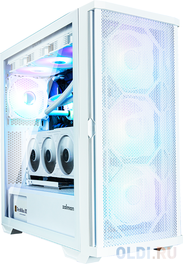 Корпус MidiTower Zalman Z10 DUO White (без блока питания) (Zalman Z10 DUO White)