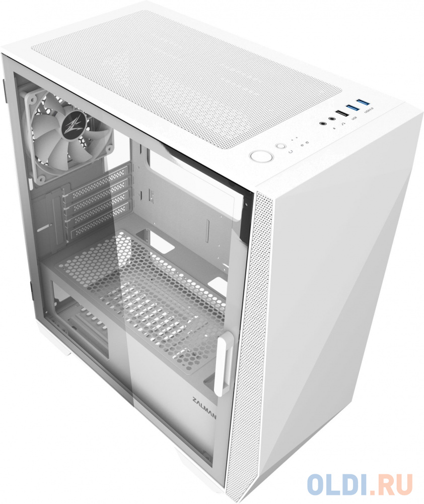 Корпус MiniTower Zalman Z1 Iceberg white (mATX, window, FRONT 2x120mm, REAR 1x120mm, без БП) (Z1 Iceberg white) в Москвe