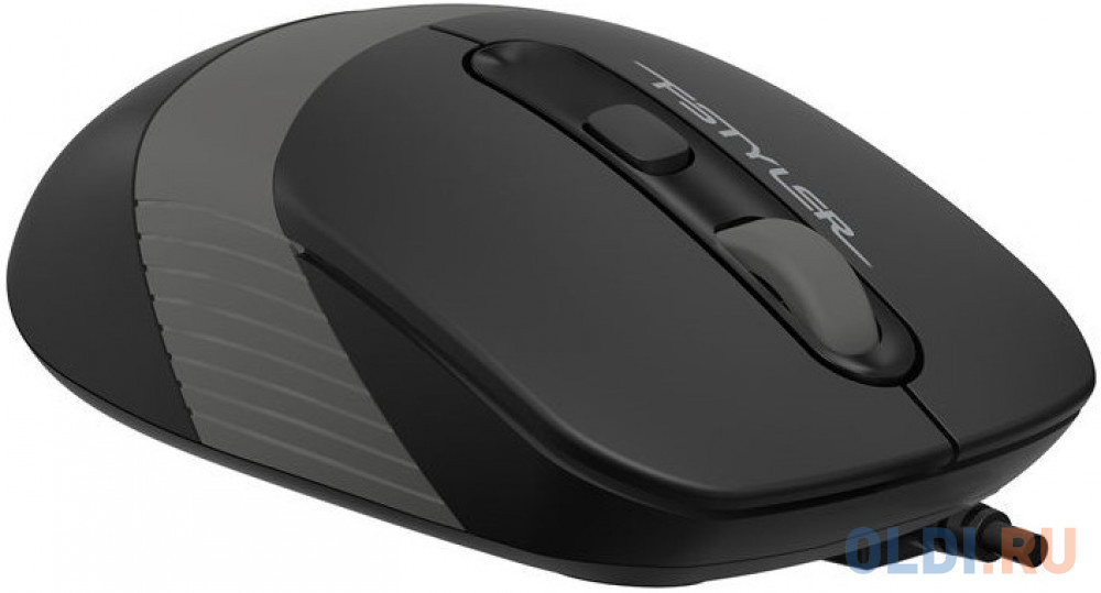 Мышь проводная A4TECH Fstyler FM10 чёрный серый USB 1147673