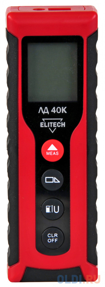 ELITECH ЛД 40К Дальномер лазер,2*1.5В(ААА),0.03–40м,точн,±0.3мм\\м,56г,кор в Москвe