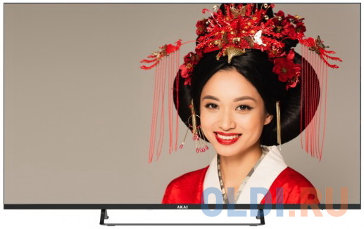 ЖК телевизор AKAI UHD Смарт 50 дюймов, черный в Москвe