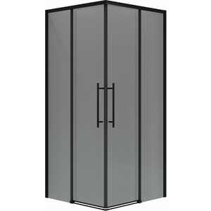 Душевой уголок Niagara Nova 80x80 тонированный, черный матовый (NG-2828-34BLACK)