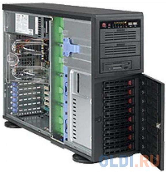 Серверный корпус E-ATX Supermicro CSE-743TQ-903B-SQ 900 Вт чёрный в Москвe