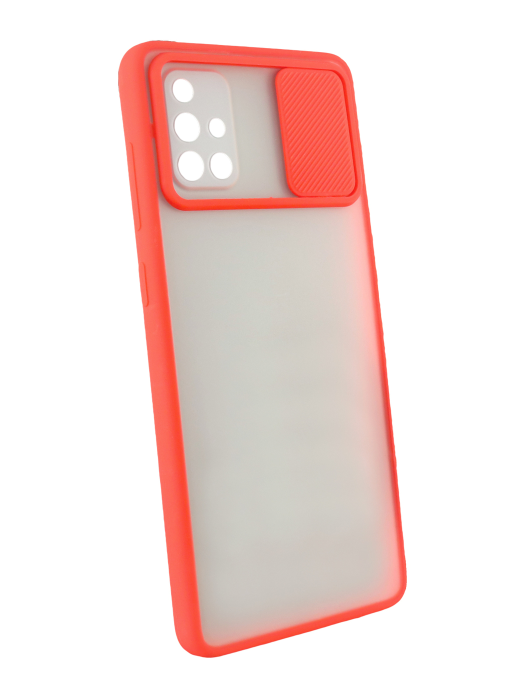 Чехол защитный TPU+PC с крышкой LuxCase для Samsung Galaxy A71, Красный, 2 мм
