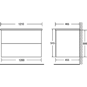 Тумба с раковиной BelBagno Etna 120 rovere nature (ETNA-1200-2C-SO-RN-P, BB1200ETL) в Москвe