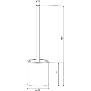 Ершик для унитаза IDDIS Optima Home хром (BRU02POi47) в Москвe