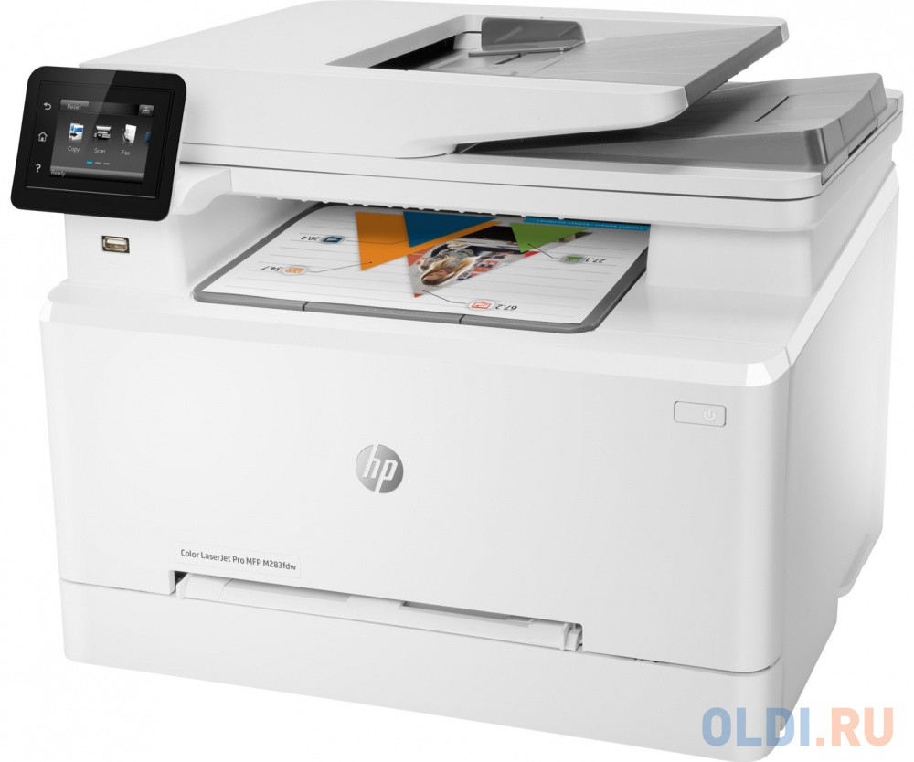 МФУ лазерный HP Color LaserJet Pro M283fdw 7KW75A