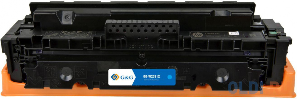 Картридж G&G, аналог HP W2031X/415X синий 6k с чипом