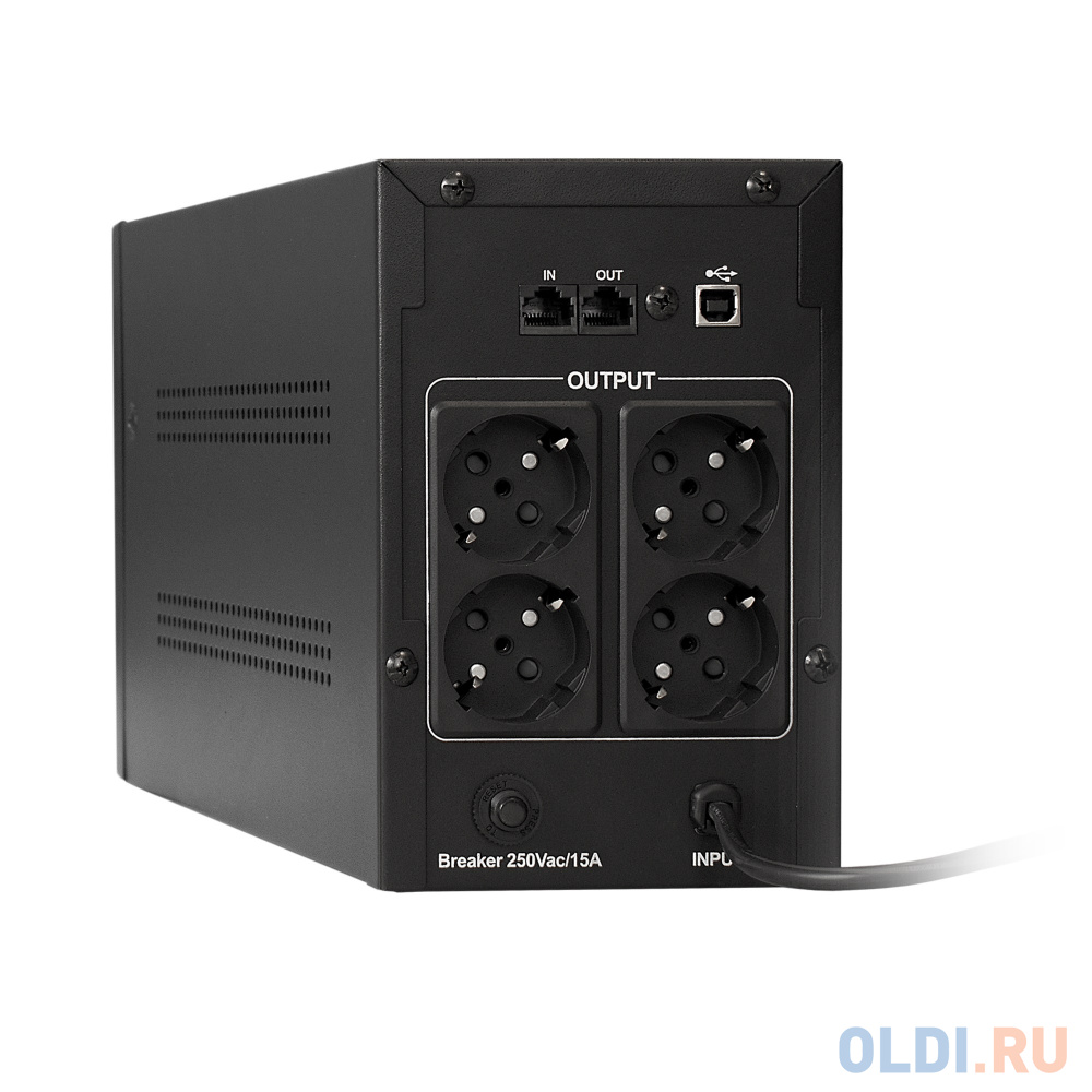 ИБП ExeGate SpecialPro Smart LLB-2000.LCD.AVR.4SH.RJ.USB <2000VA/1200W, LCD, AVR,4*Schuko,RJ45/11,USB, металлический корпус, Black>