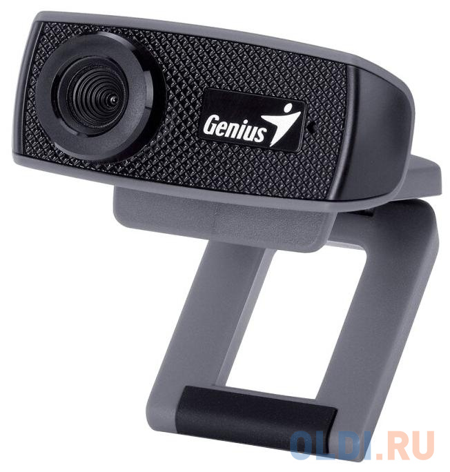 Web-Camera GENIUS FaceCam 1000X v2, 720p, 30 fps, bulld-in microphone, manual focus. Black