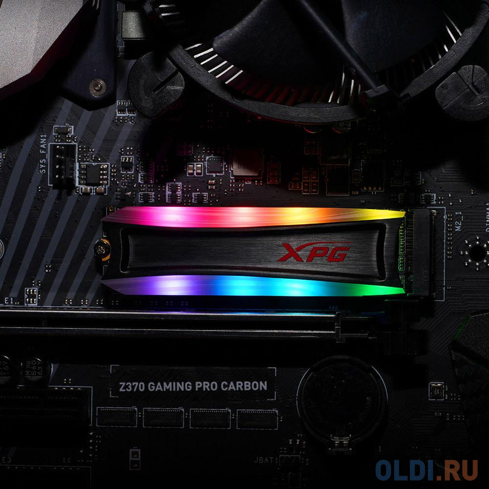 SSD накопитель A-Data XPG SPECTRIX S40G RGB 2 Tb PCI-E 3.0 x4