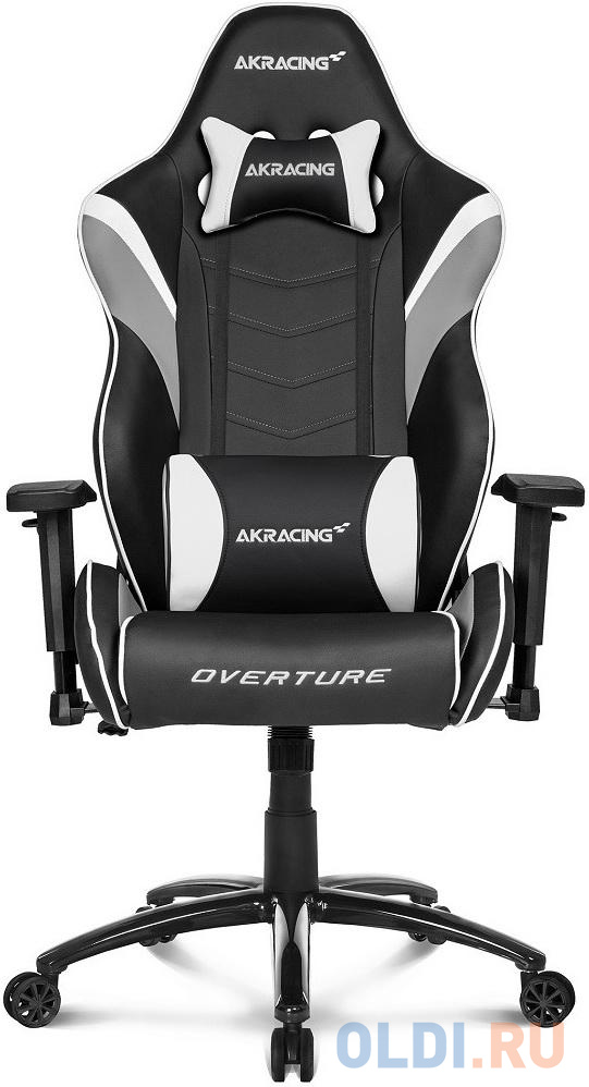 Игровое Кресло AKRacing OVERTURE      (OVERTURE-WHITE) black/white