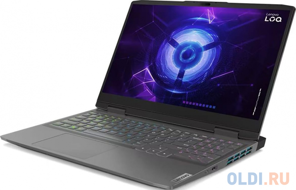 Ноутбук Lenovo LOQ 15IRH8 Core i5-12450H/16Gb/SSD512Gb/15.6&quot;/IPS/FHD/144hz/RTX 4050 6Gb/noOS/grey (82XV00XCRK)