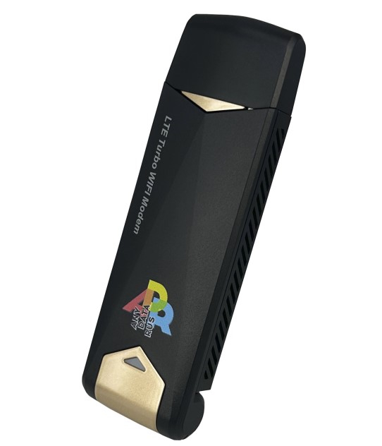 Модем Anydata W155, 3G/4G, Wi-Fi, USB, черный