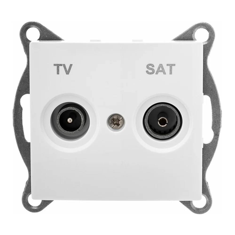 Оконечный механизм TV+ SAT розетки GUSI Electric в Москвe