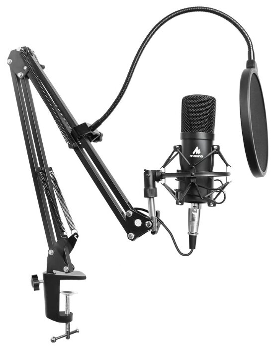 Микрофон MAONO AU-A03, конденсаторный, черный (AU-A03)