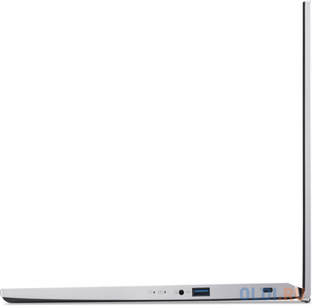 QWERTY Ноутбук Acer Aspire 3 A315-59-39S9 15.6" FHD, Intel Core Ci3-1215U, 8Gb, 256GB SSD, No ODD, int., Win11Pro, сереб