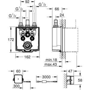 Механизм Grohe Eurosmart (36459000)