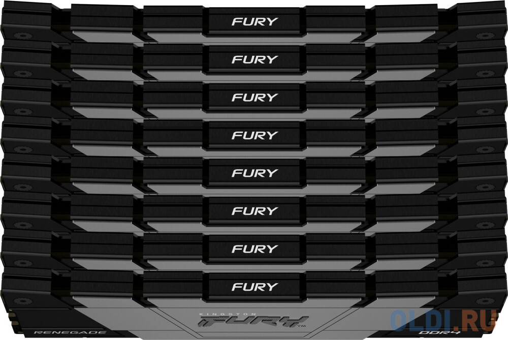 Память оперативная/ Kingston 256GB 3200MHz DDR4 CL16 DIMM (Kit of 8) FURY Renegade Black