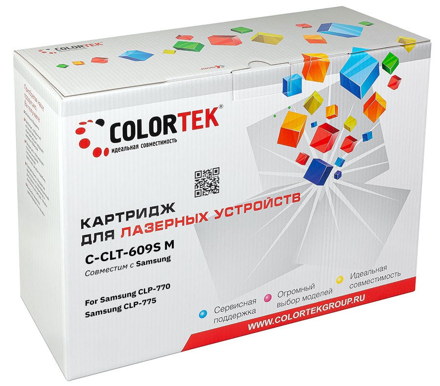 Картридж Colortek CLT-609S для Samsung, пурпурный (СТ-CLT-609S)