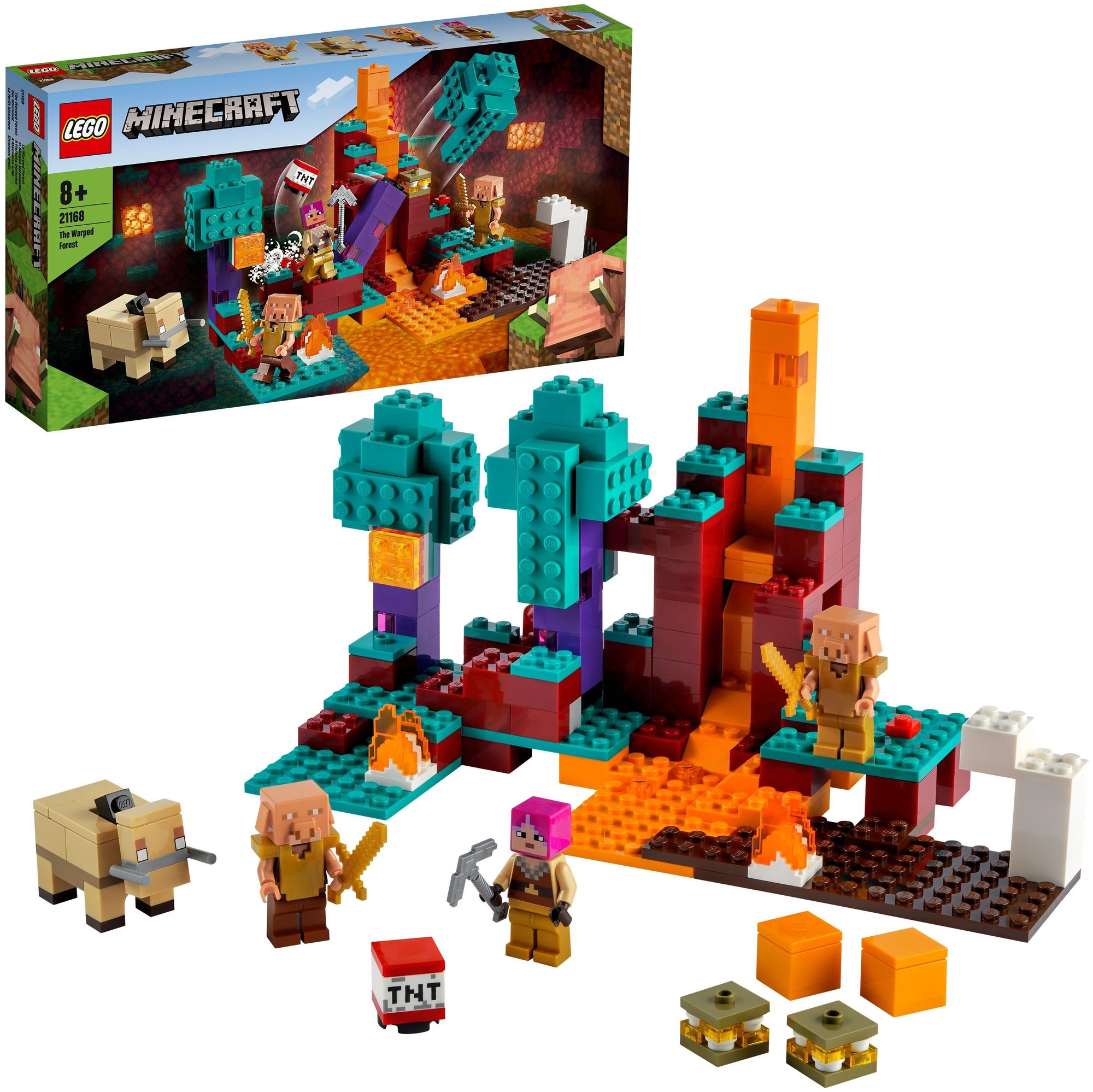 Конструктор LEGO Minecraft "Искажённый лес" 21168