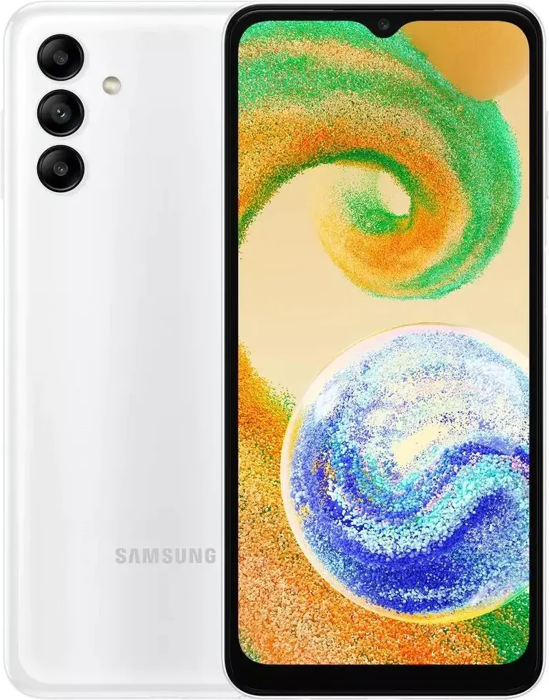 Смартфон Samsung Galaxy A04s, 6.5" 720x1600 PLS, Samsung Exynos 850, 4Gb RAM, 64Gb, 3G/4G, Wi-Fi, BT, 3xCam, 2-Sim, 5000 мА⋅ч, USB Type-C, Android 11, белый (SM-A047FZWGMEB)