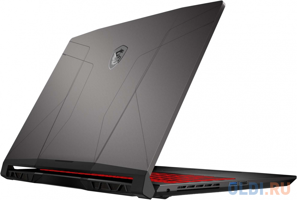 Ноутбук MSI Pulse GL76 11UCK-491XRU Core i5 11400H 8Gb SSD256Gb NVIDIA GeForce RTX 3050 4Gb 17.3" IPS FHD (1920x1080) Free DOS grey WiFi BT Cam