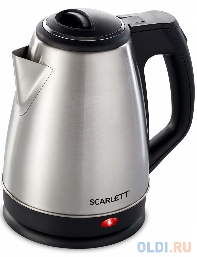Чайник электрический Scarlett SC-EK21S25 1350 Вт серебристый 1.5 л нержавеющая сталь