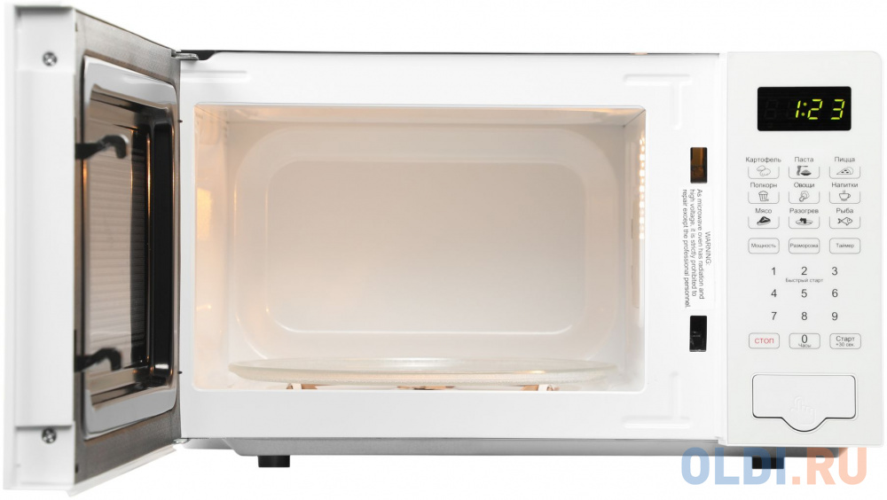 Микроволновая печь Hyundai HYM-D2077, 700Вт, 20л, белый