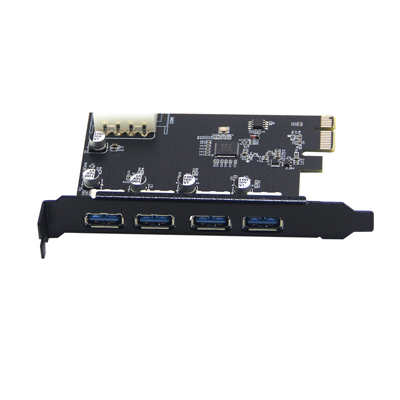 Контроллер Gembird PCI-e 4xUSB-A SPCR-04