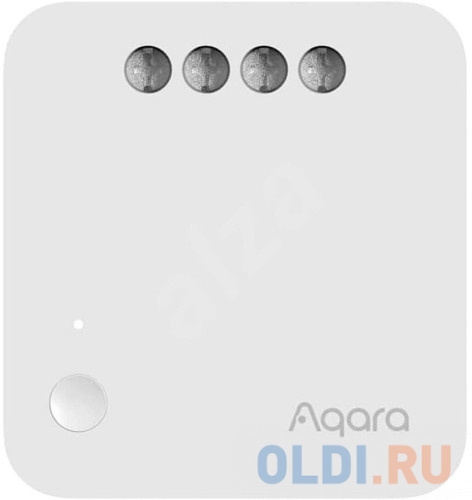 Реле: AQARA Single Switch Module T1 no N/Модуль реле одноканальный без нейтрали/Протокол связи:Zigbee/Питание:110-220В/Мощность:1.25Вт/Цвет:Белый SSM-