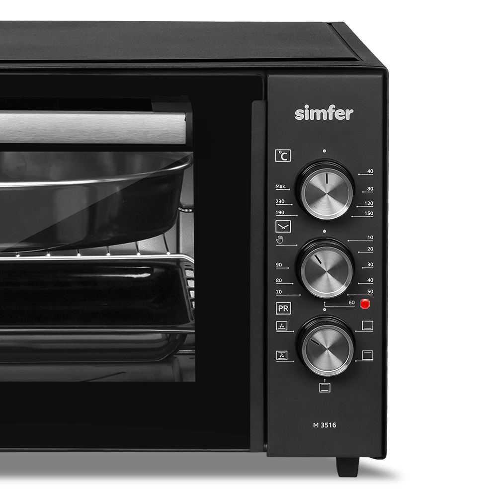 Мини-печь Simfer M3516 Classic, 5 режима работы, конвекция, 2 противня в Москвe