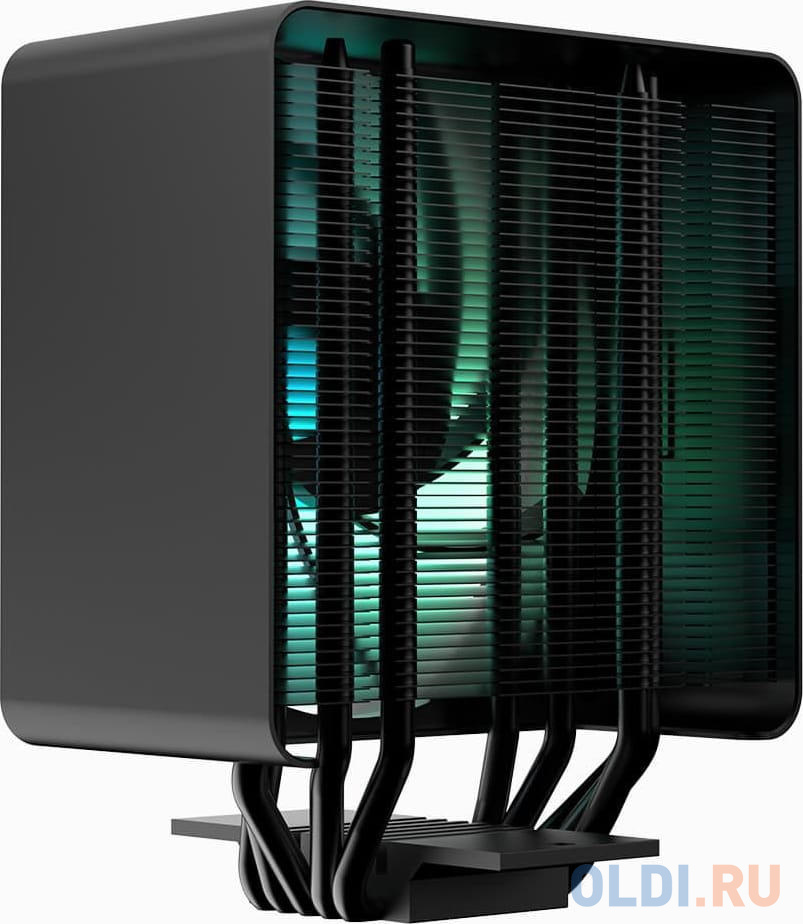 Cooler AeroCool APNX AP1-V ARGB BK 245W / Black / LGA 1700/1200/115X/AM4/AM5 / Heat pipe 6mm x5