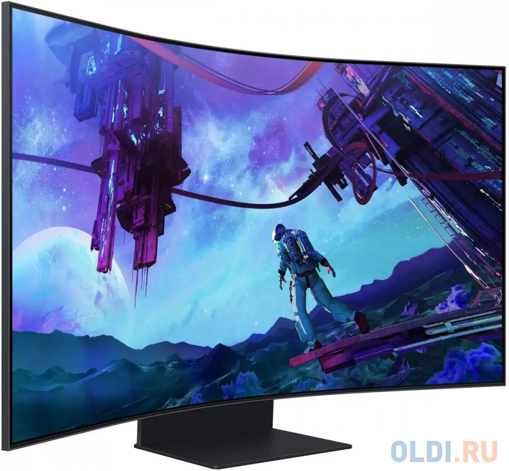 Монитор Samsung 55" S55CG97WNI черный VA LED 1ms 16:9 HDMI M/M полуматовая HAS Piv 600cd 178гр/178гр 240Hz DP WQ USB 41.5кг