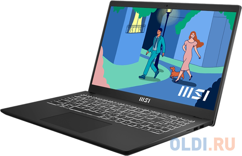 Ноутбук MSI Modern 15 B12M-234RU 15.6" 1920x1080 Intel Core i5-1235U SSD 512 Gb 16Gb WiFi (802.11 b/g/n/ac/ax) Bluetooth 5.2 Intel Iris Xe Graphi