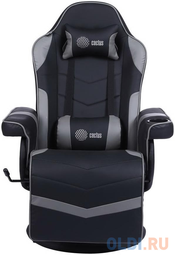 Кресло для геймеров Cactus CS-CHR- чёрный серый