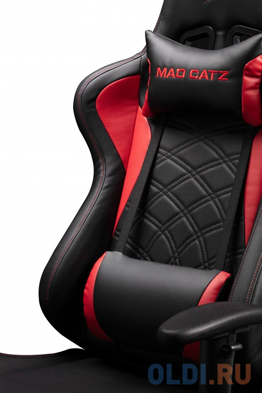 Кресло для геймеров Mad Catz G.Y.R.A. C1 чёрный красный