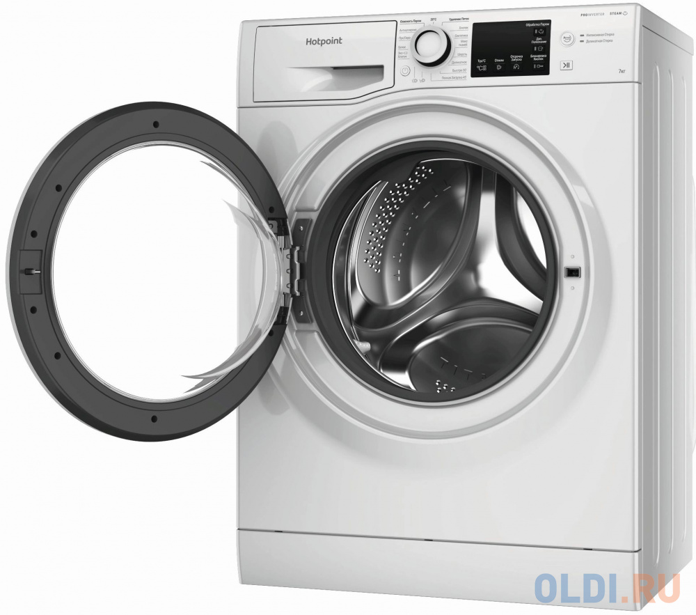 Стиральная машина Hotpoint NSB 7249 W AVE RU класс: A-40% загр.фронтальная макс.:7кг белый в Москвe