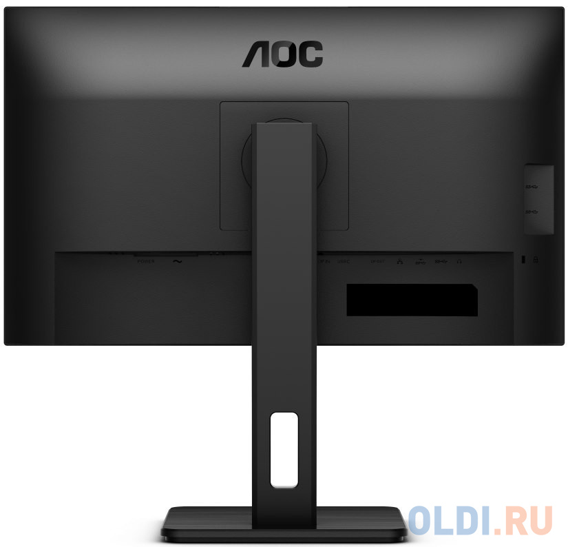 Монитор AOC 27" Pro Q27P3CV черный IPS LED 4ms 16:9 HDMI M/M матовая HAS Piv 1000:1 350cd 178гр/178гр 2560x1440 75Hz DP QHD USB 3.45кг