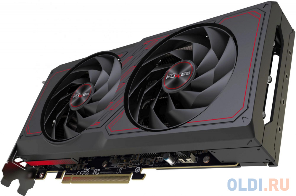 Видеокарта Sapphire RX7600XT PULSE GAMING OC 16GB GDDR6 128bit 2xDP 2xHDMI 2FAN