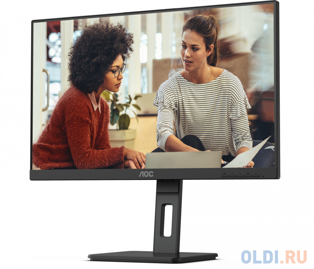 Монитор AOC 24" 24E3QAF черный IPS LED 16:9 HDMI M/M матовая HAS Piv 300cd 178гр/178гр 1920x1080 75Hz VGA DP FHD USB 4.45кг в Москвe