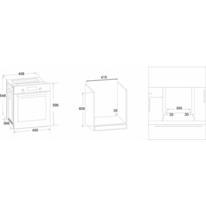 Электрический духовой шкаф Simfer B4EB16016