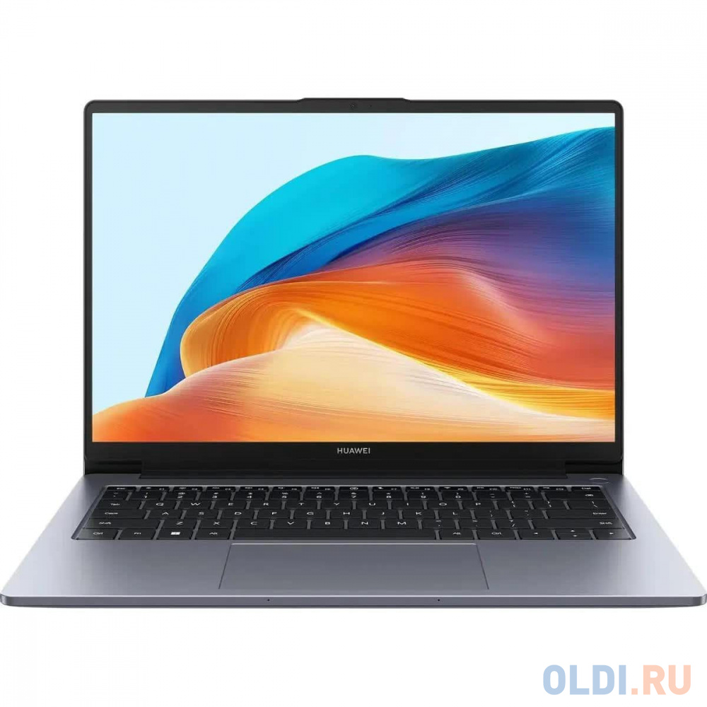 Ноутбук Huawei MateBook D 14 MCLG-X Core i5 13420H 16Gb SSD1Tb Intel Iris Xe graphics 14" IPS FHD (1920x1200) noOS grey space WiFi BT Cam (53014B