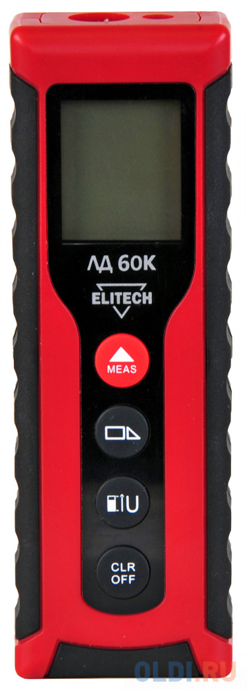 ELITECH ЛД 60К Дальномер лазер,2*1.5В(ААА),0.03–60м,точн,±0.3мм\\м,56г,кор в Москвe