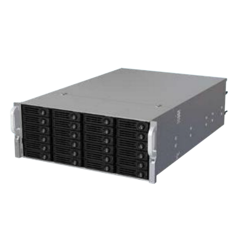 Корпус Ablecom CS-R46, E-ATX, 4U RM, 24x3.5 HS, Redundant 2x1200 Вт, черный (CS-R46-01P/AD-CSE0002XX01T1)