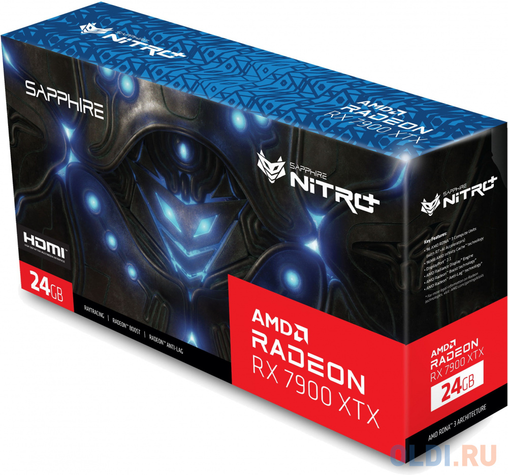 Видеокарта Sapphire Radeon RX 7900 XTX NITRO+ 24576Mb в Москвe