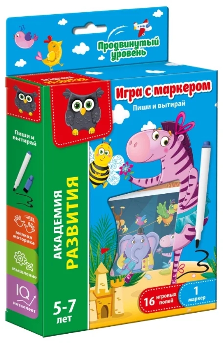 Развивающая игра VLADI TOYS VT5010-02 Зебра.Продвинутый уровень в Москвe