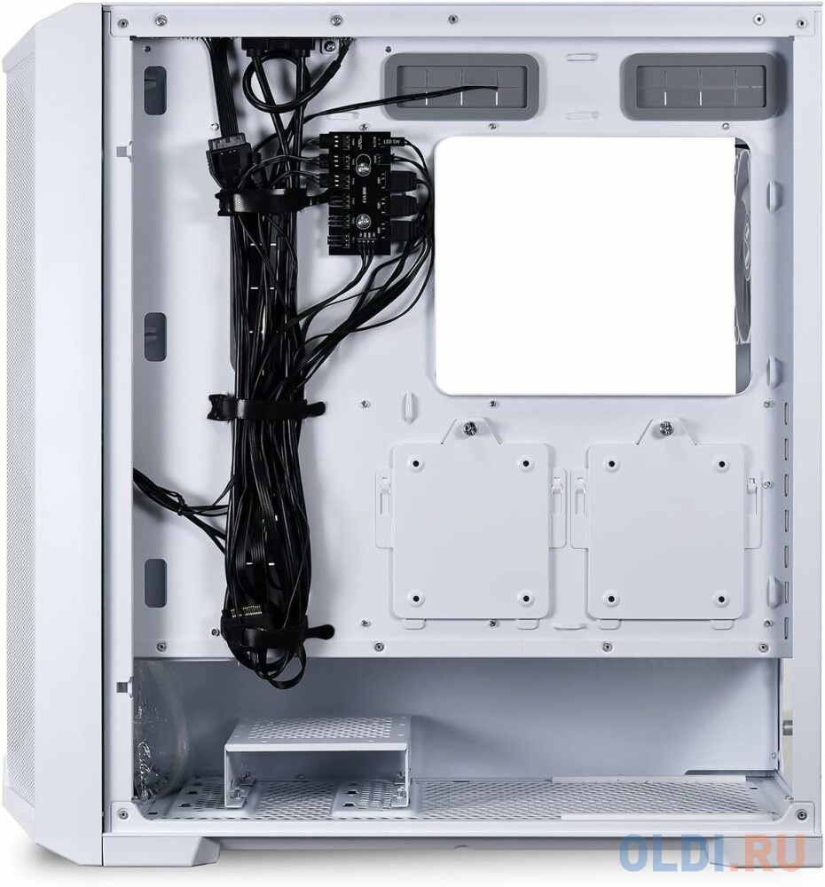 LIAN LI Lancool 215 Snow White, Medium Case: E-ATX (width: under 280mm), ATX, M-ATX, ITX, 2xUSB 3.0, 1xAudio, Included Fans: 2x200mm 800RPM ARGB, 1x12